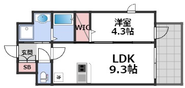 4階の間取り図