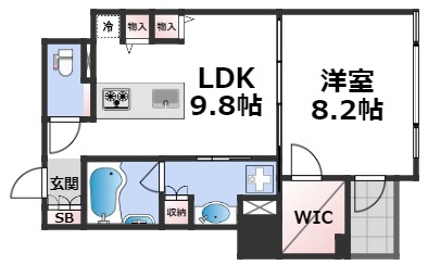 3階の間取り図