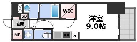 4階の間取り図
