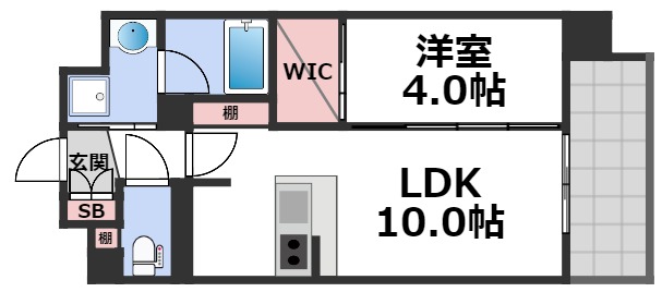 5階の間取り図