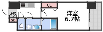 13階の間取り図