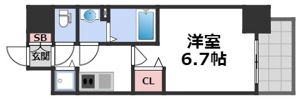 7階の間取り図