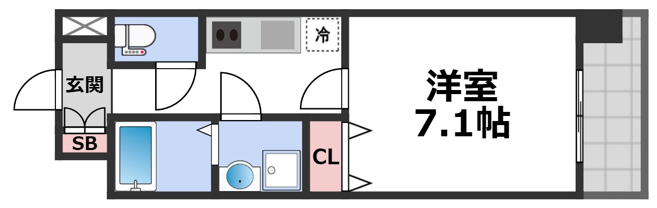 4階の間取り図