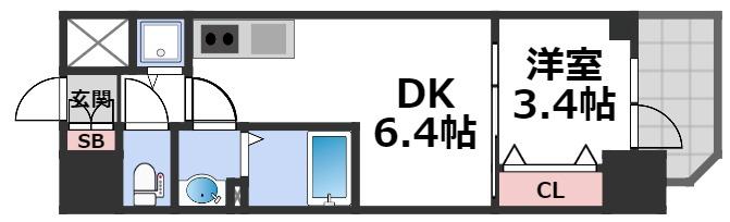 9階の間取り図