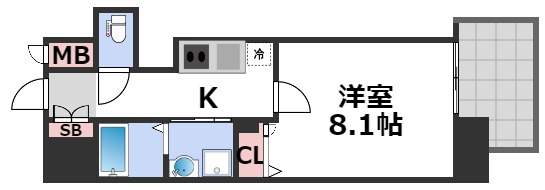 9階の間取り図