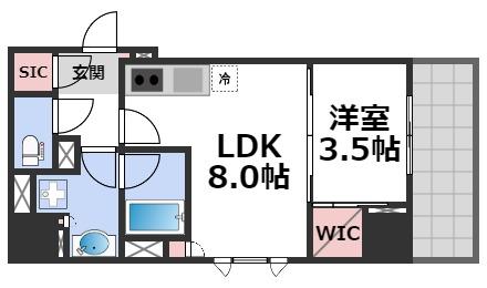 2階の間取り図