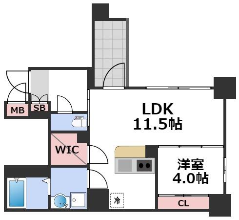 2階の間取り図