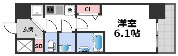 6階の間取り図