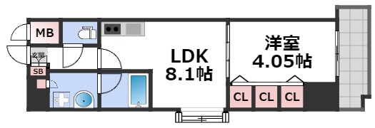 3階の間取り図
