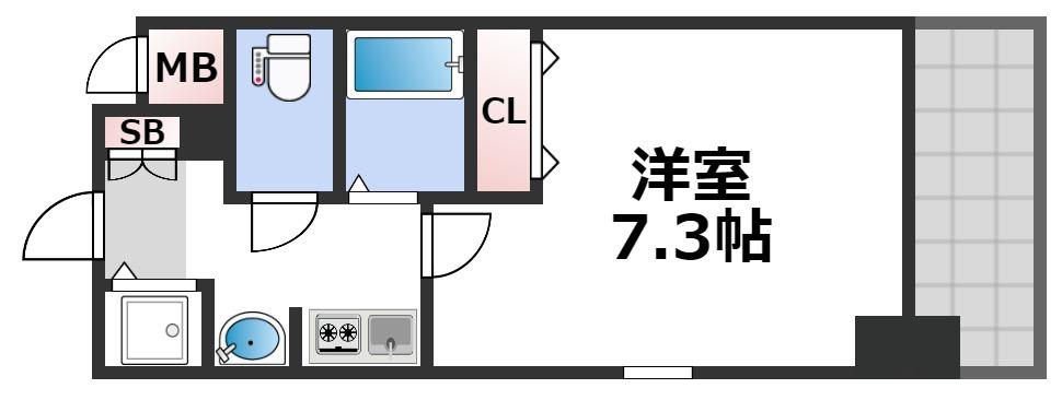 4階の間取り図