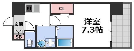 8階の間取り図