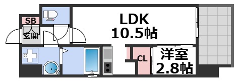 2階の間取り図