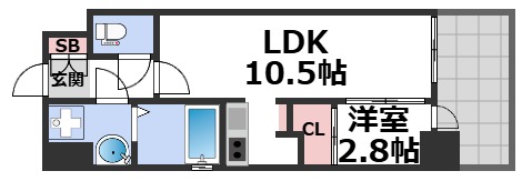 2階の間取り図