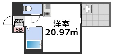 4階の間取り図