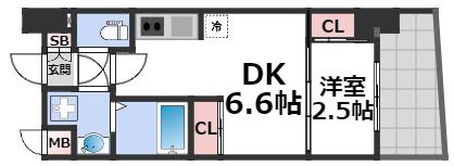 2階の間取り図