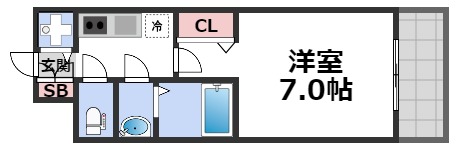6階の間取り図