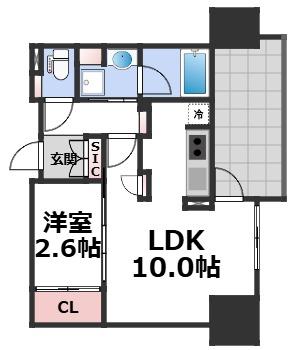 8階の間取り図
