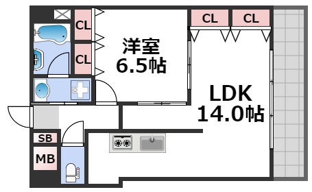 14階の間取り図