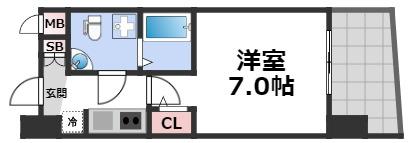8階の間取り図
