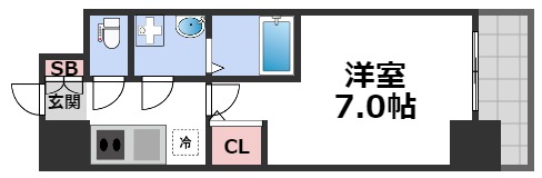 2階の間取り図