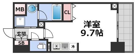 4階の間取り図
