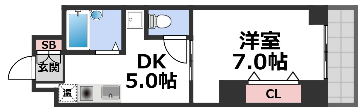 5階の間取り図