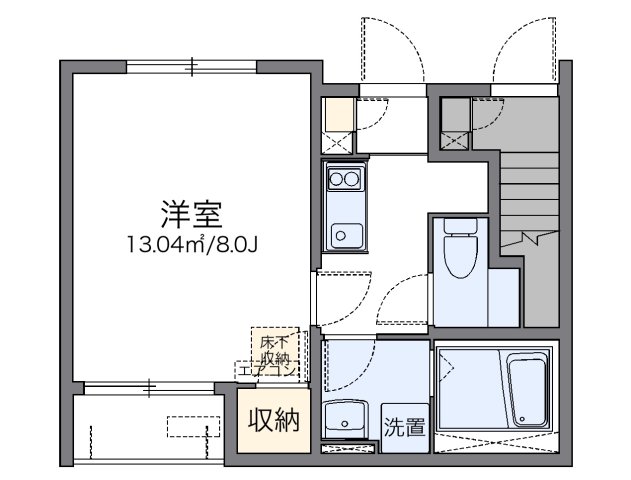 1階の間取り図