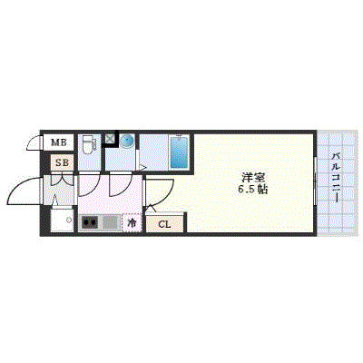 8階の間取り図