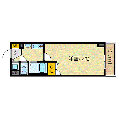 7階の間取り図