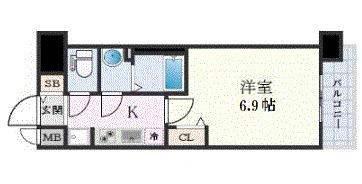 3階の間取り図