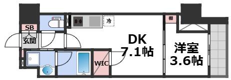 8階の間取り図