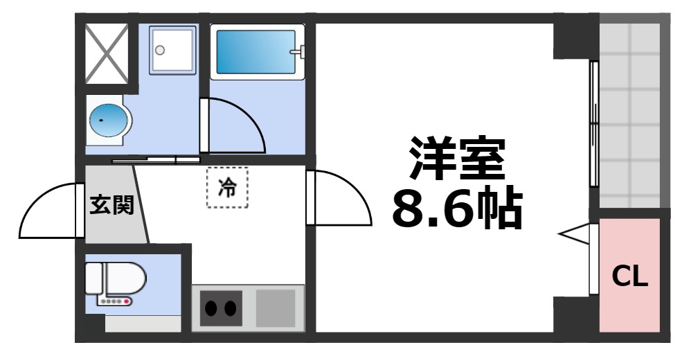 2階の間取り図