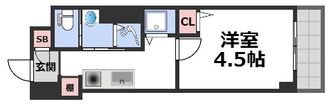 2階の間取り図