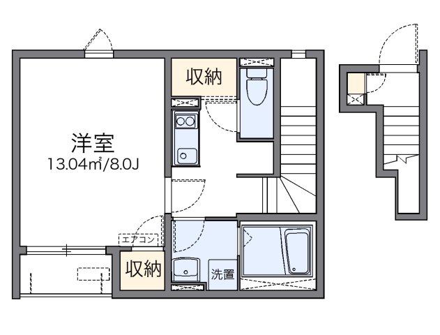 2階の間取り図