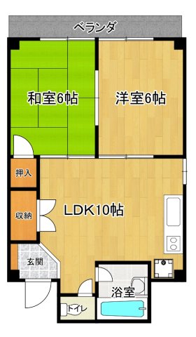 5階の間取り図