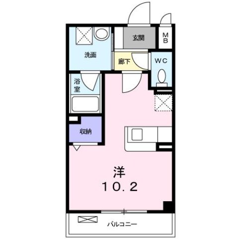 2階の間取り図