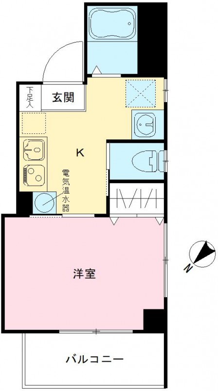 １０１号室及び４号室タイプ　Bタイプ