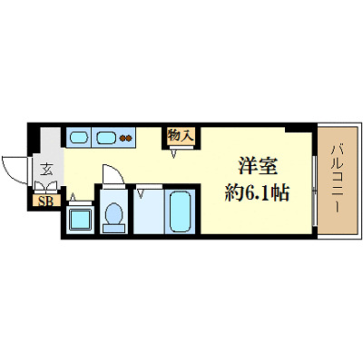 2階の間取り図