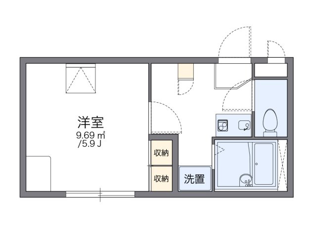 2階の間取り図
