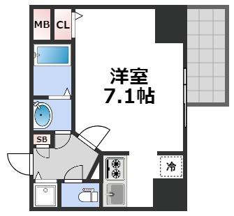 5階の間取り図