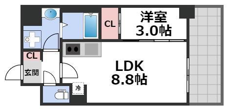 4階の間取り図