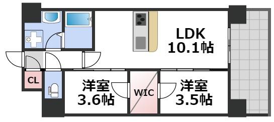 5階の間取り図