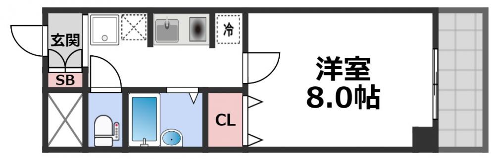 4階の間取り図