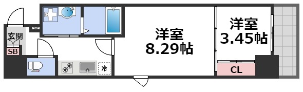 3階の間取り図