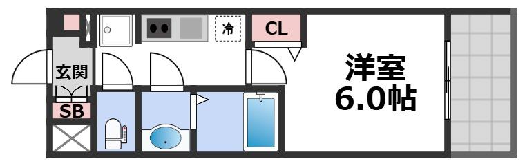 6階の間取り図
