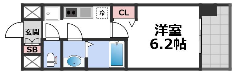 6階の間取り図