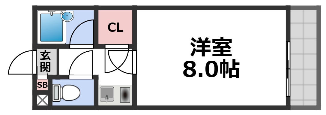 7階の間取り図