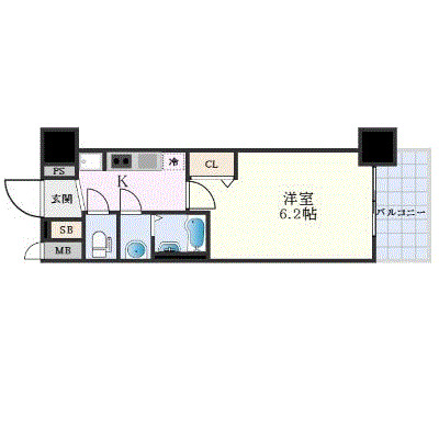 5階の間取り図