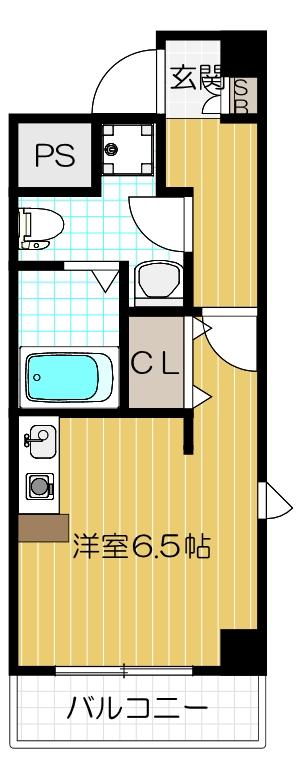 4階の間取り図