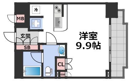 7階の間取り図